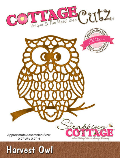 Suaje de Corte de Búho / Harvest Owl Descontinuado Cottage Cutz
