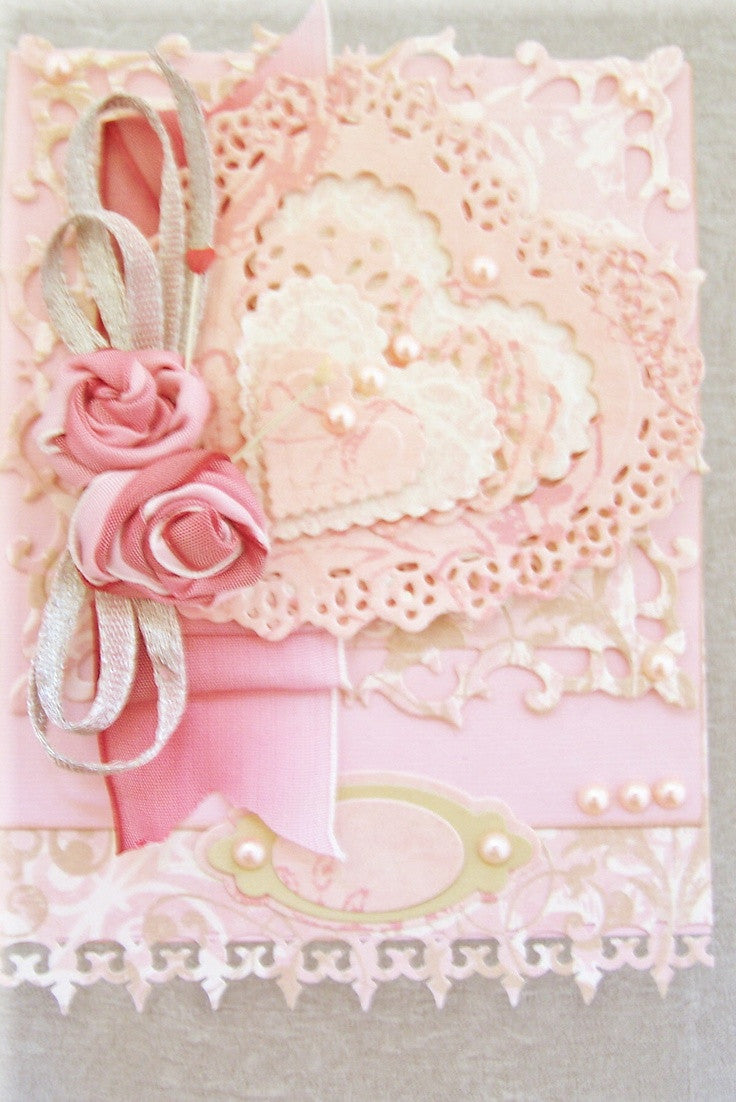 Suaje de Corte de Corazon de Encajes / Nesting Doily Hearts Descontinuado LifeStyle Crafts