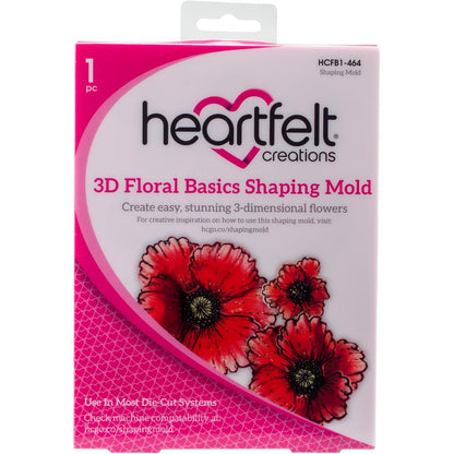 3D Floral Basics Shaping Mold / Moldes para formar flores en 3D Descontinuado Heartfelt Creations