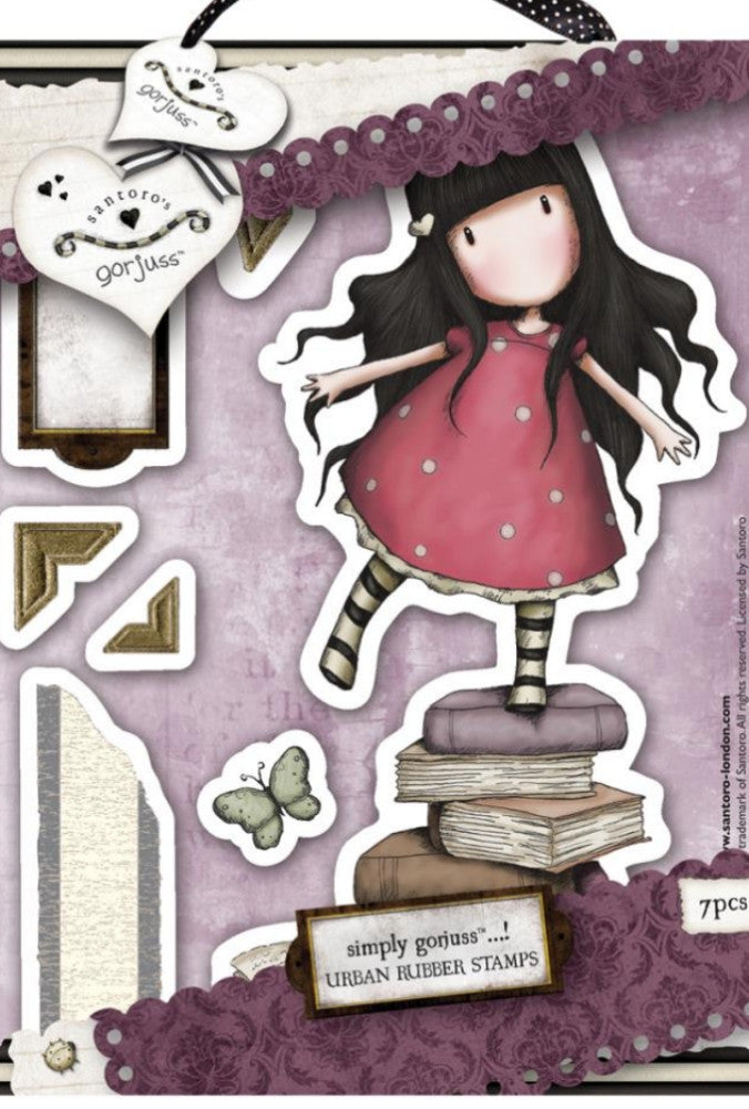 Sellos de Goma Cling Gorjuss / Gorjuss Stamp New Heights Descontinuado Santoro