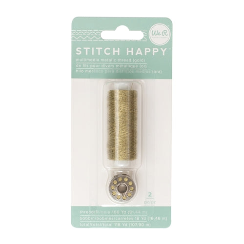 Stitch Happy Metallic Thread Gold / Hilo Metálico Dorado
