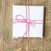 Baker&#39;s Twine Pink and White / Hilo Twine Blanco y Fucsia