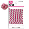 Baker&#39;s Twine Pink and White / Hilo Twine Blanco y Fucsia