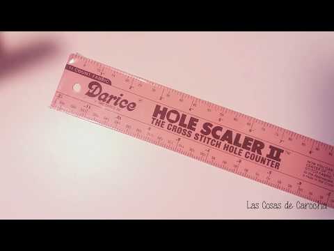 Contador de Agujeros Laminado para Punto de Cruz Herramientas Darice