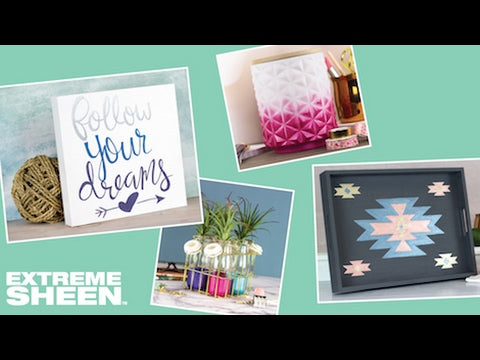 Extreme Sheen Sterling Silver Acrylic Paint / Pintura Acrílica Plata Metálica Acrìlicos DecoArt