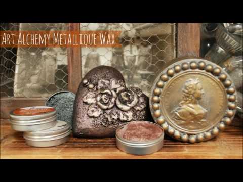 Finnabair Art Alchemy Metallique Wax Heather Hill / Pintura en Cera Metálica Lila Pintura y Medios Mixtos Prima Marketing