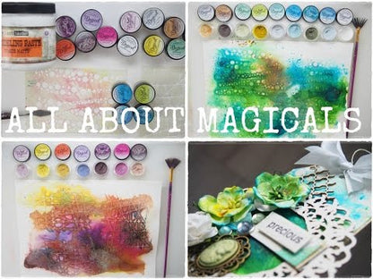 Magicals Gold / Pigmento Acuarelable en Polvo Oro Acuarela Lindy&