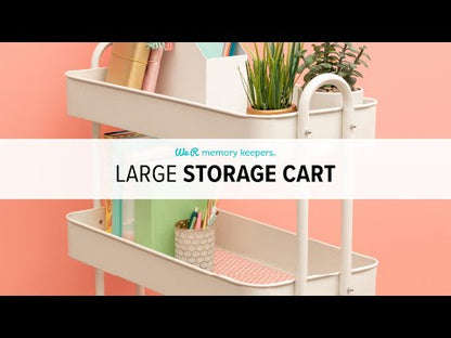A la Cart Storage Cart With Handles / Carrito Organizador Con Asas Almacenamiento y Organización We R Memory Keepers