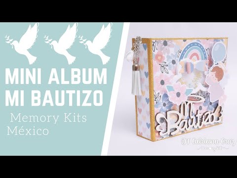 Kit de Papel Cartulina Mi Bautizo Papel Memory Kits