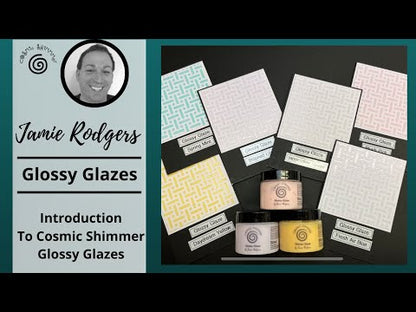 Cosmic Shimmer Glossy Glaze Blush Pink / Gel de Textura Rosa Medios Mixtos y Pastas Texturizadoras Creative Expressions