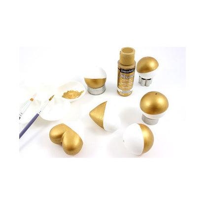 Dazzling Metallics Splendid Gold Acrylic Paint / Pintura Acrílica Oro Metálico Acrìlicos DecoArt