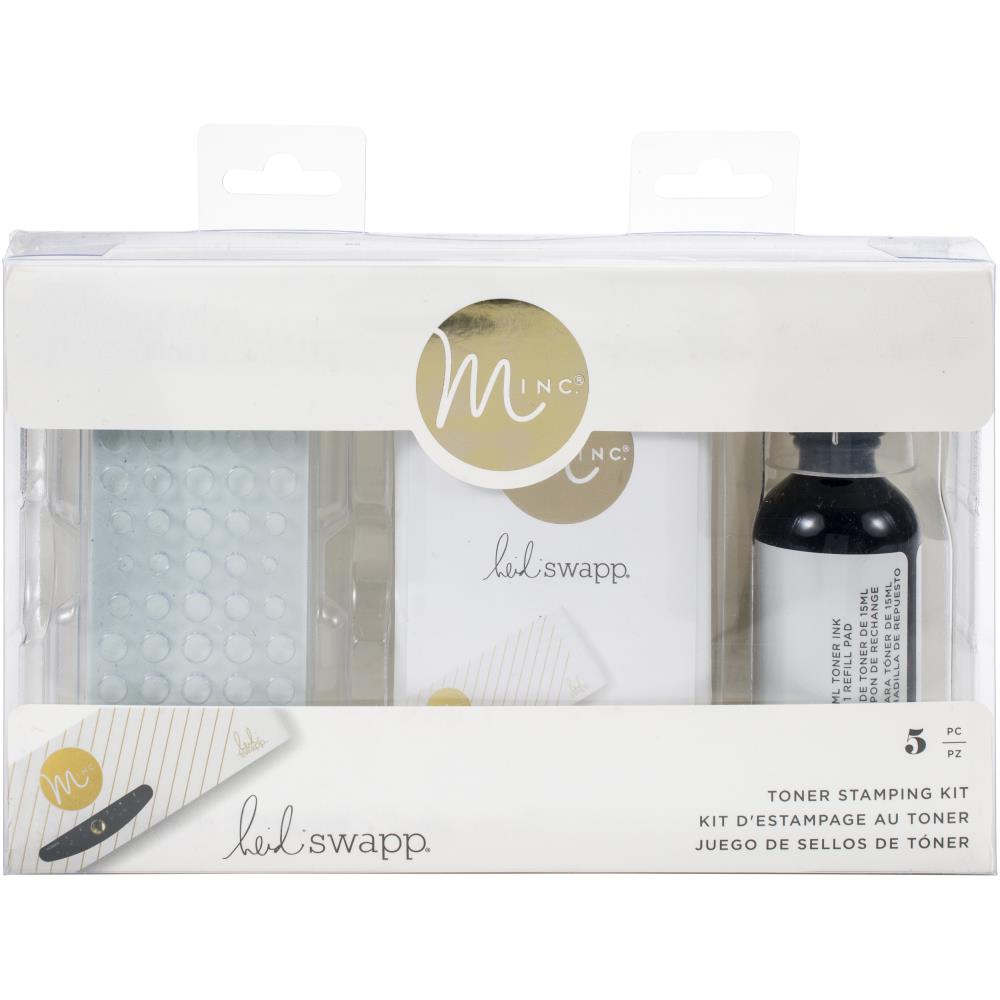 Minc Toner Stamping Kit / Kit para Estampado en Tóner Tintas Heidi Swapp