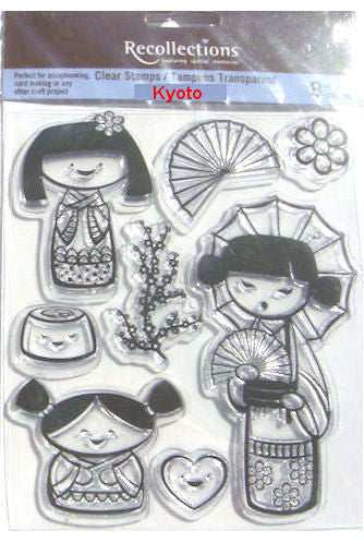 Sellos de polímero Japón / Kyoto Descontinuado Recollections
