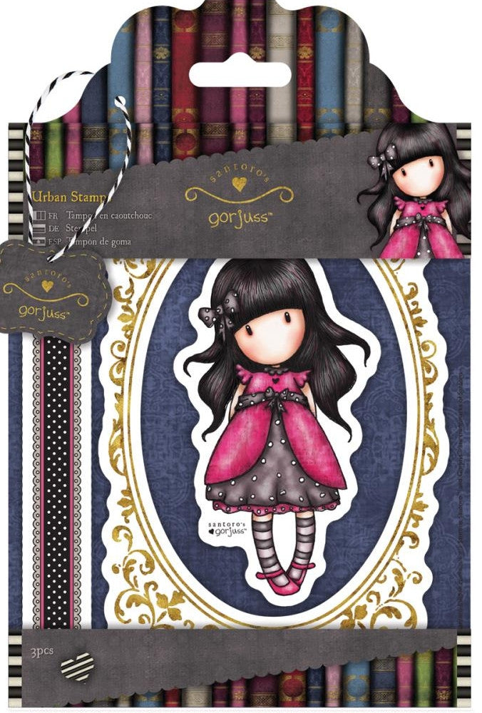 Sellos de Goma Cling Gorjuss / Gorjuss Lady Bird Descontinuado Santoro