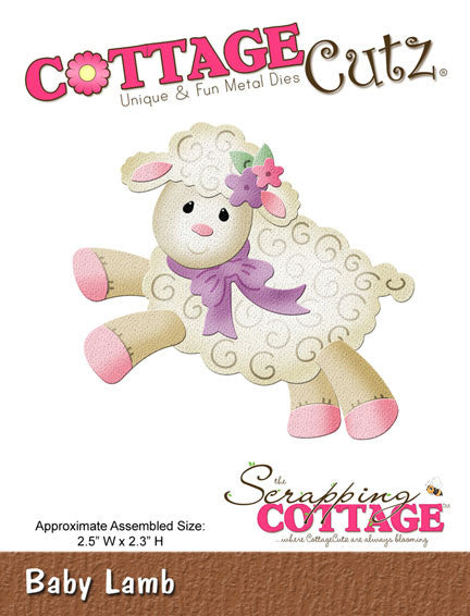 Suaje de Corte de Oveja / Baby Lamb Descontinuado Cottage Cutz