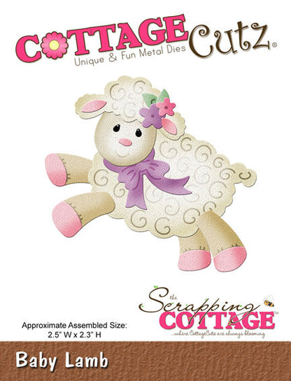 Suaje de Corte de Oveja / Baby Lamb Descontinuado Cottage Cutz