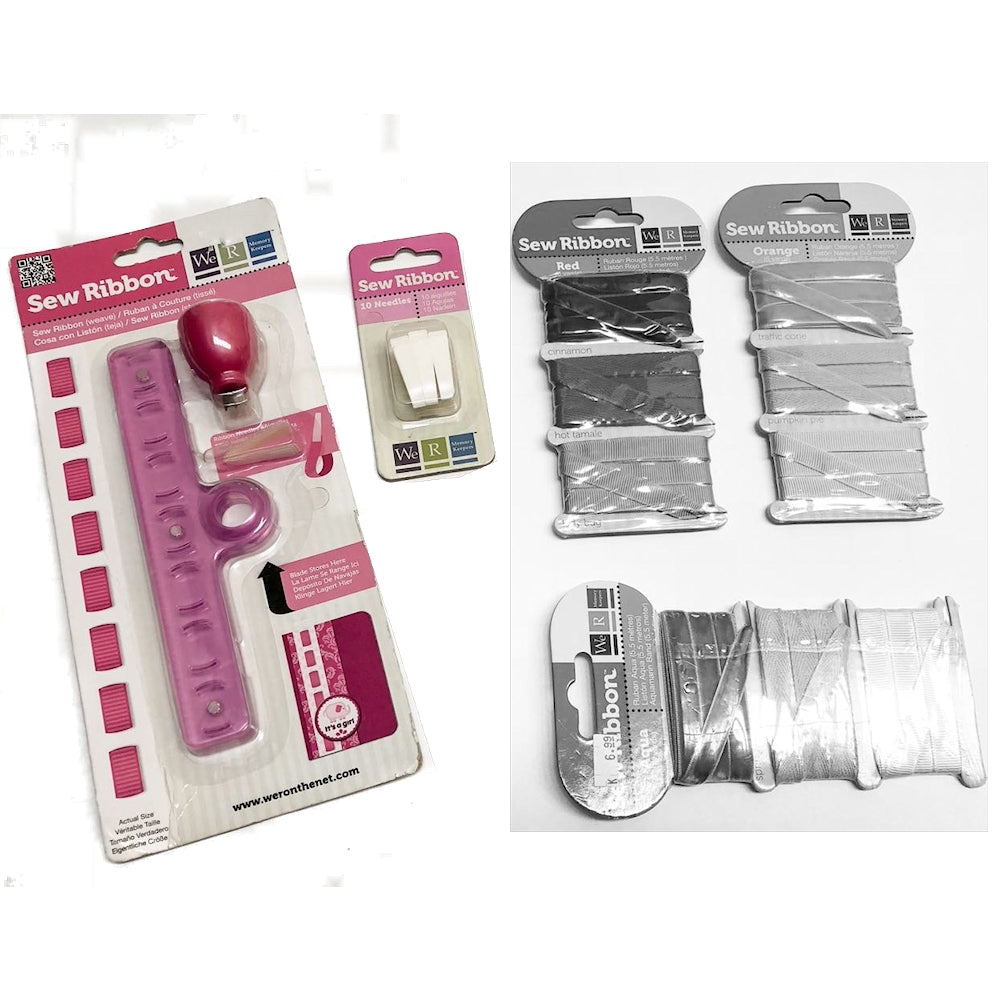 Sew Ribbon Weave Kit / Kit Completo para Decorar con Listón