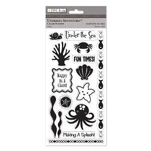 Undersea Adventures Stamps / Sellos de Polímero Aventura Bajo el Mar Descontinuado TPC Studio