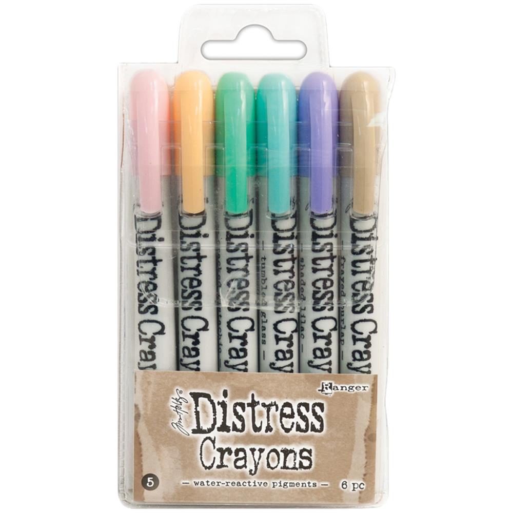 Crayons Water Reactive Pigments Set #5 / Creyones Reactivos al Agua Set #5