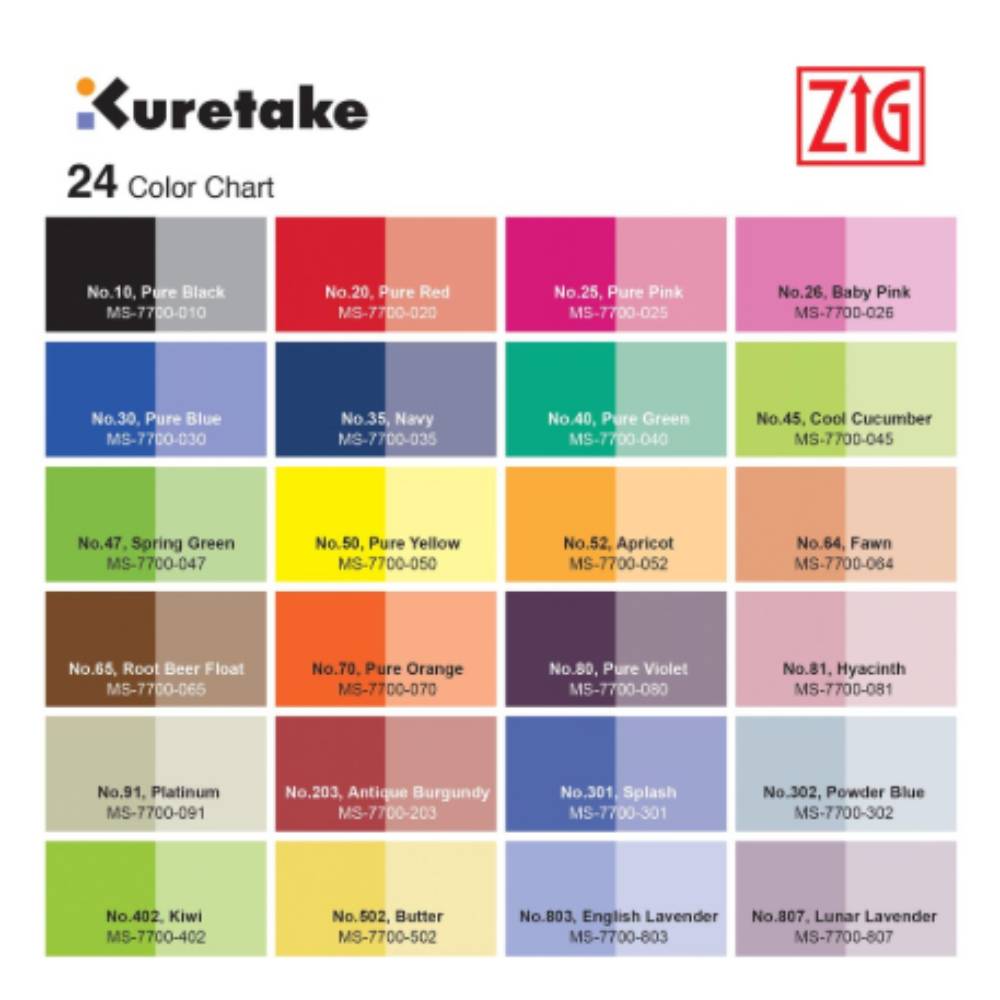 Brushables Dual-Tip Markers / Marcadores Doble Tono Punta Pincel Violetas Descontinuado Zig Memory System