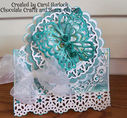 Punch Around Butterfly Scallop / Perforadora de Orilla y Esquina Mariposas Descontinuado Martha Stewart