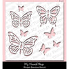 Winged Beauties Stencil / Plantilla de Mariposa