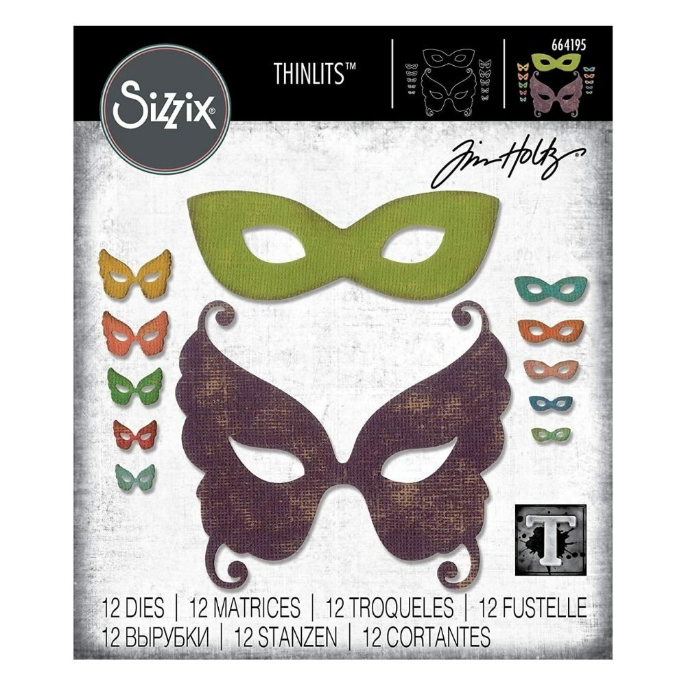 Thinlits Masquerade Die / Suaje Antifaz Descontinuado Sizzix