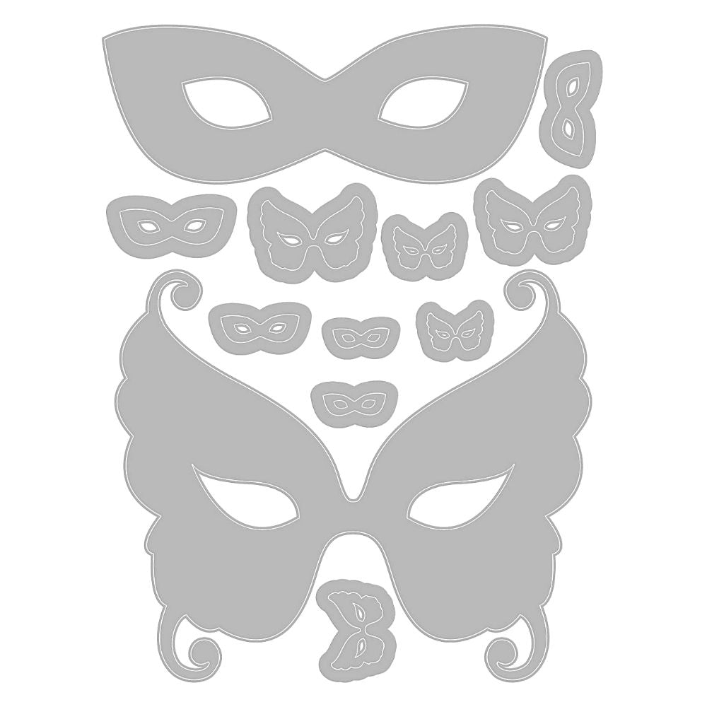 Thinlits Masquerade Die / Suaje Antifaz Descontinuado Sizzix