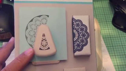 Doily Starter Set Eyelet Lace Punch / Perforadora Para Hacer Blondas Descontinuado Martha Stewart