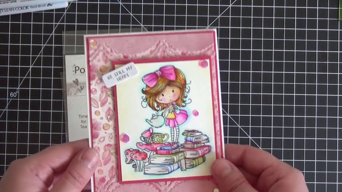 Cling Mounted Rubber Stamps Time for Tea / Sello Cling Tiempo para el Té Descontinuado LDRS Creative