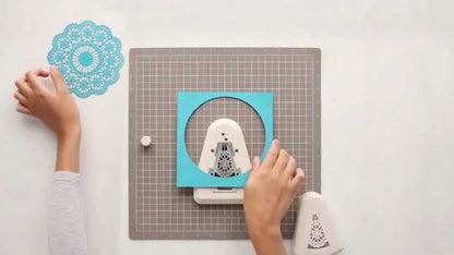 Doily Starter Set Eyelet Lace Punch / Perforadora Para Hacer Blondas Descontinuado Martha Stewart