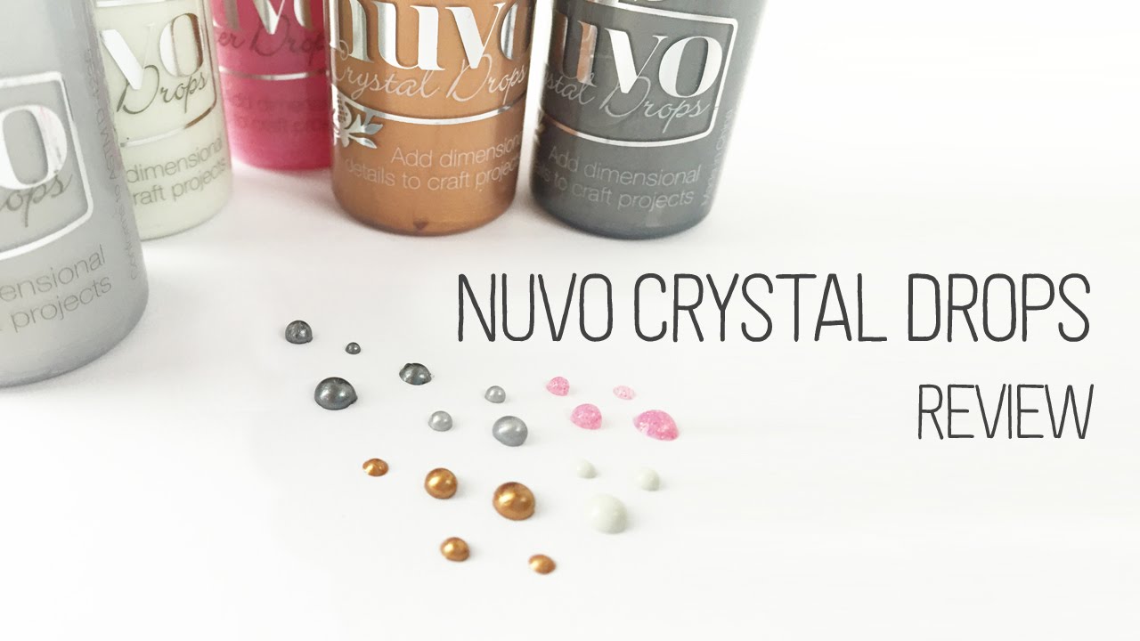 Glitter Drops Pink Champagne / Cristales Líquidos Rosa con Brillitos Descontinuado Nuvo