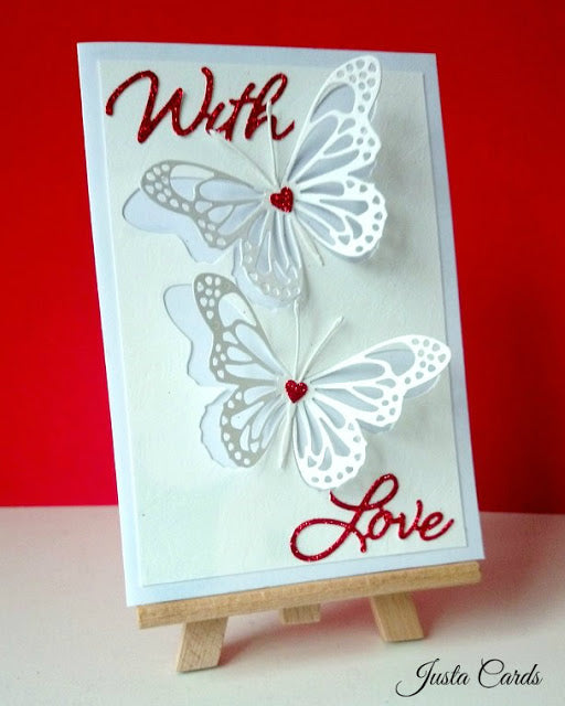 Lunette Butterfly Die / Suaje de Corte Mariposa Luneta Descontinuado Memory Box