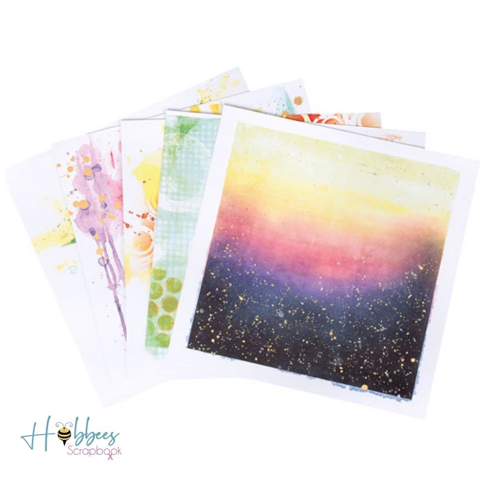 Mixed Media Backgrounds Paper / Block Papel Para Medios Mixtos 12" Papel Vicki Boutin