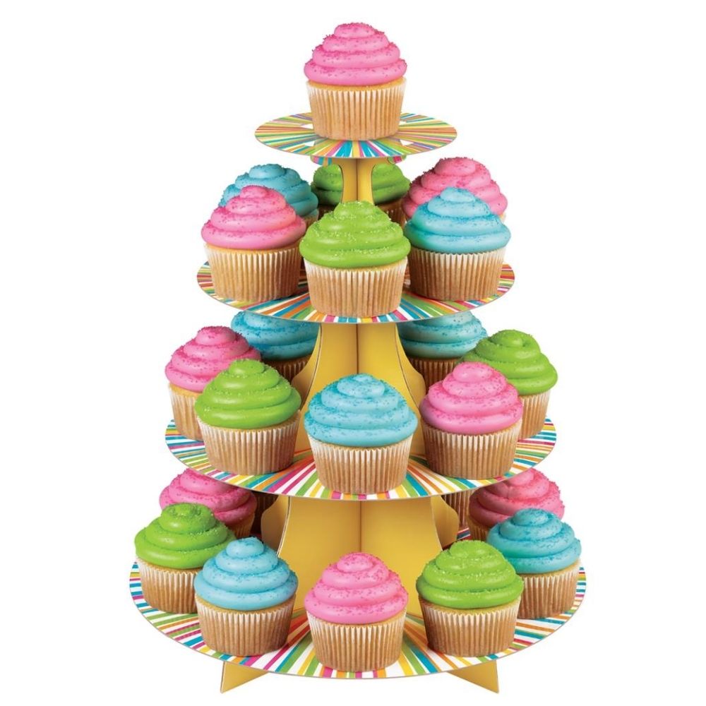 Colorful Treat Stand / Base Para Cupcakes y Dulces
