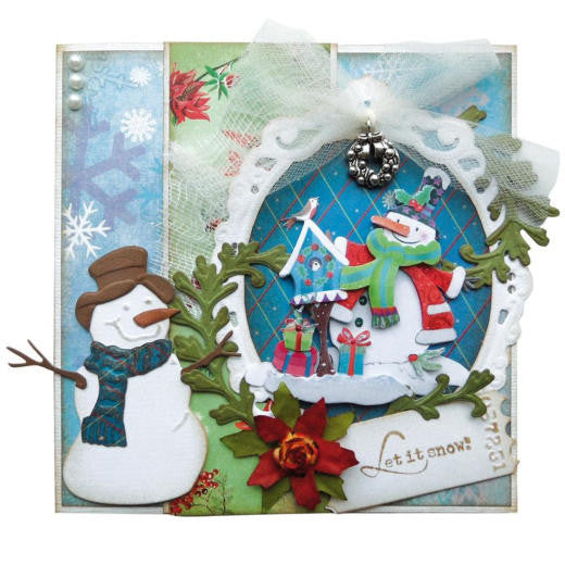 Suaje de corte de muñeco de nieve / Creatables Snowman Dados de Corte / Suajes / Troqueles Marianne design