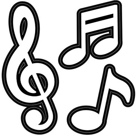 Suaje de Corte de Notas Musicales / Music Notes