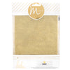 Minc Glitter Sheets Gold / 4 Hojas de Papel Metalizado Brillitos Dorado