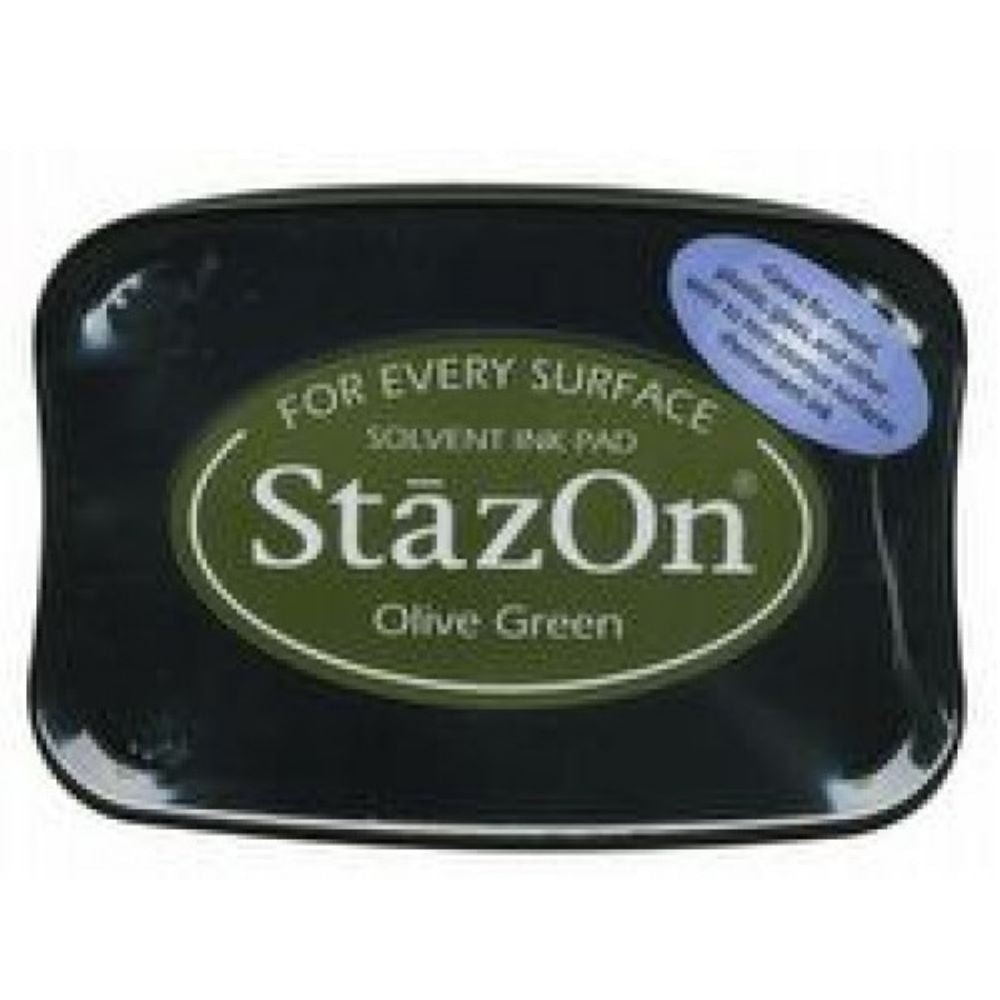 StazOn Olive Green / Tinta Solvente Verde Oliva