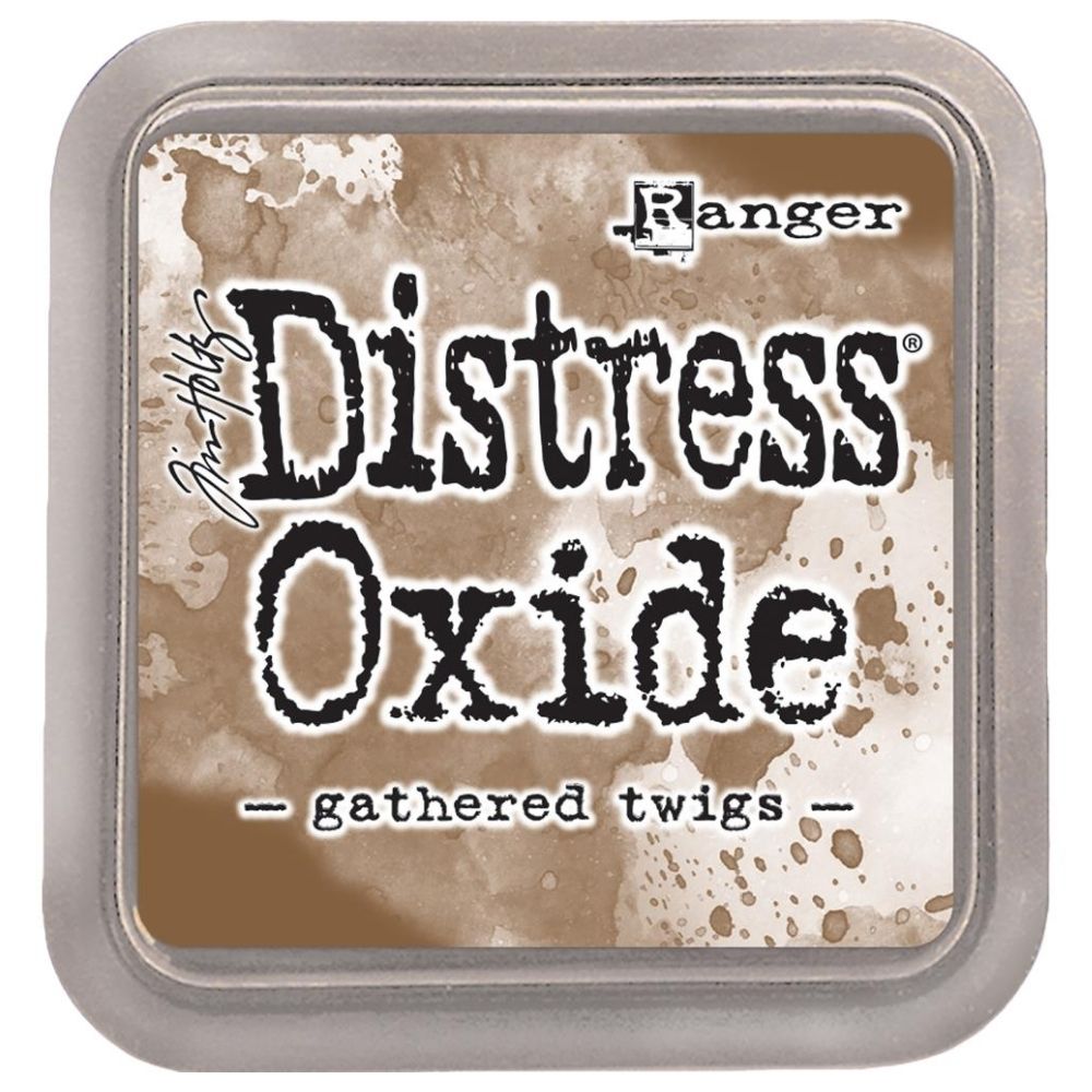 Tim Holtz Distress Oxide Gathered Twigs / Cojin de Tinta Efecto Oxidado Café