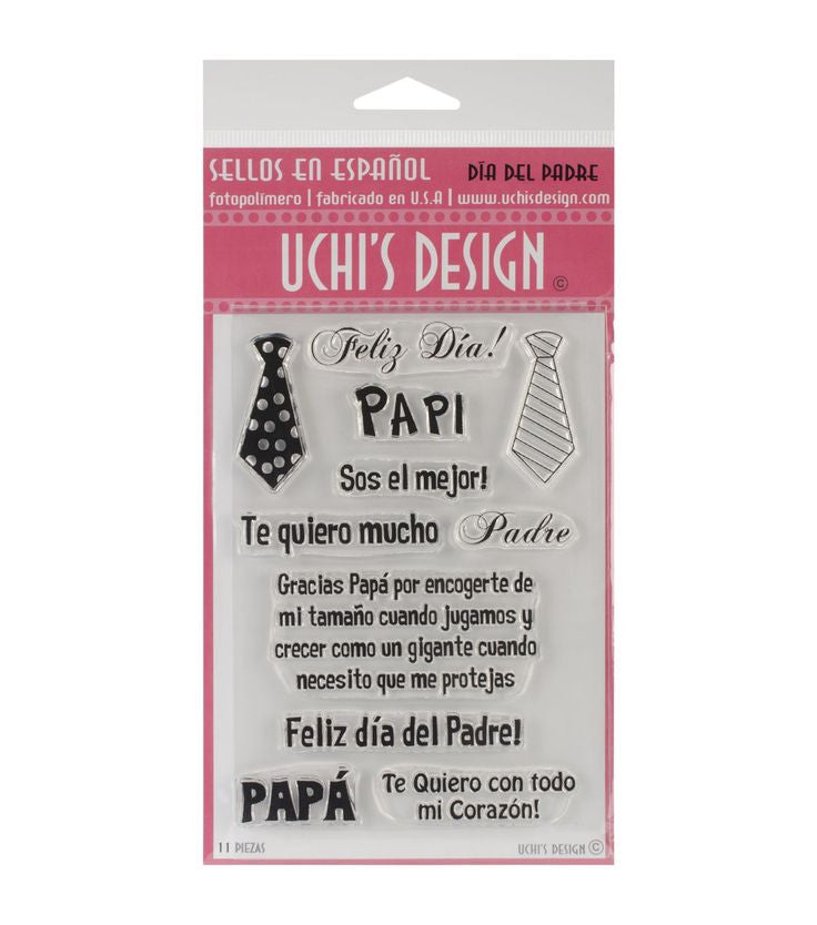 Sellos de Polímero Dia del Padre Descontinuado Uchis Desing