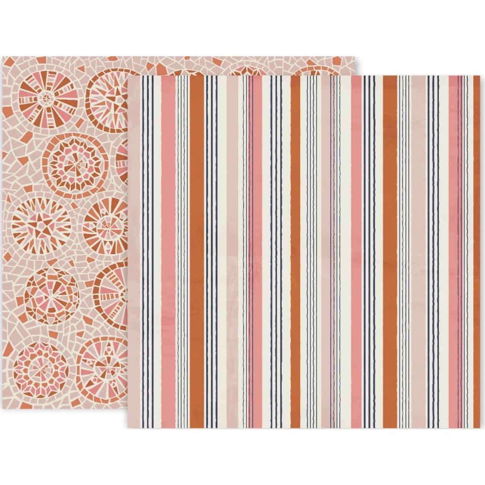 Again and Again Paper Pad / Block de Papel Decorado Descontinuado American Crafts