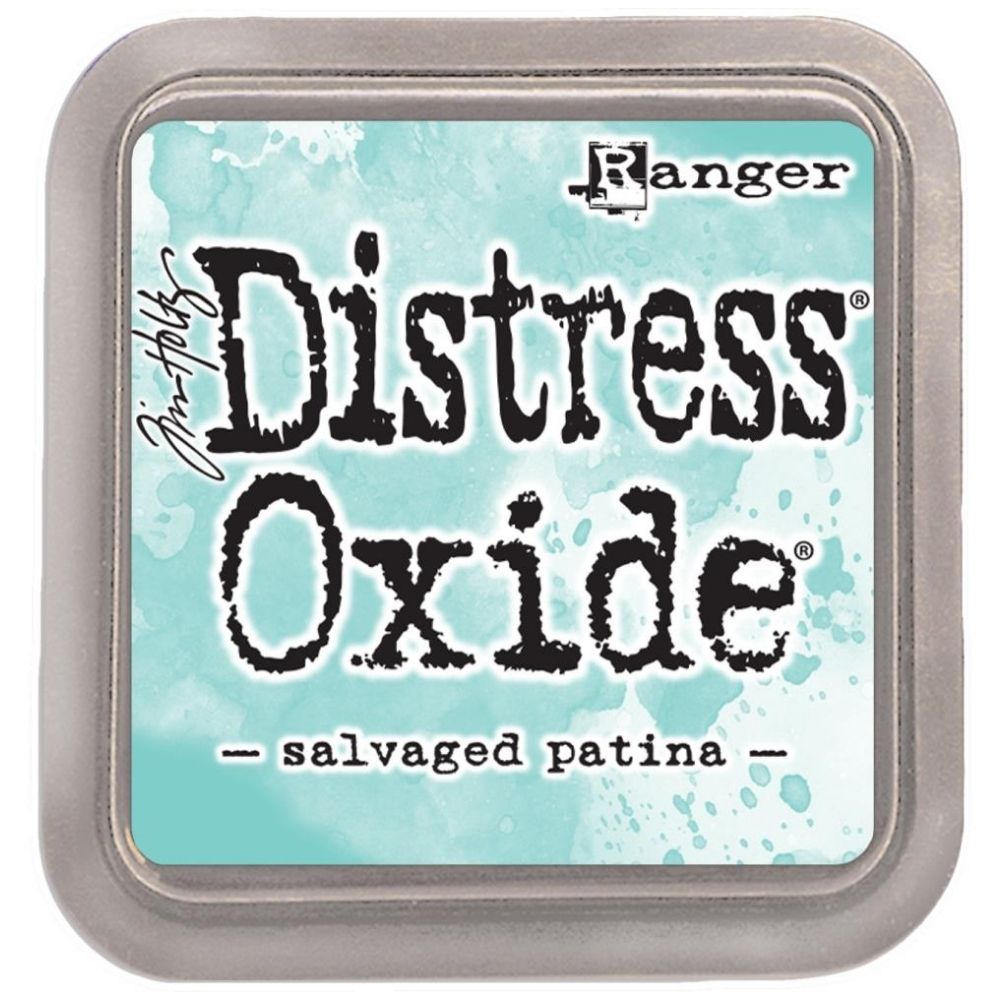 Tim Holtz Distress Oxide Salvaged Patina / Cojin de Tinta Efecto Oxidado Patina