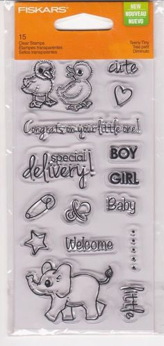 Sellos de Polímero de Bebes  / Teeny Tiny Descontinuado Fiskars