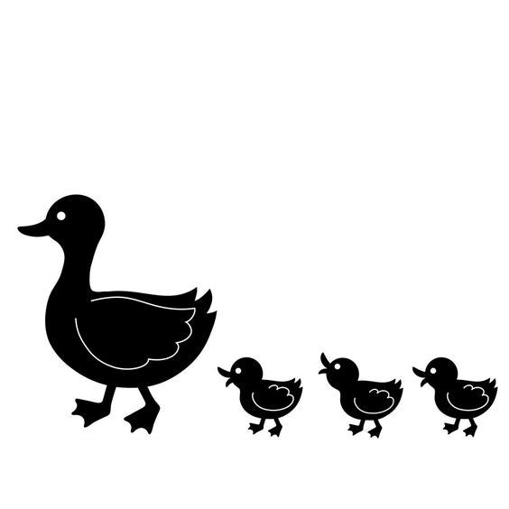 Embossing Duck and Ducklings / Folder de Grabado de Patos