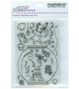 Sellos de Polímero Pecera / Sushi Bowl Party Descontinuado Stampendous