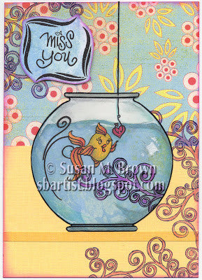 Sellos de Polímero Pecera / Sushi Bowl Party Descontinuado Stampendous