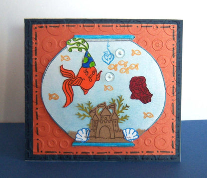 Sellos de Polímero Pecera / Sushi Bowl Party Descontinuado Stampendous