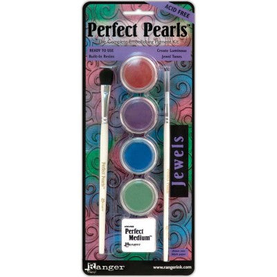 Complete Embellishing Pigment Kit Perfect Pearls / Kit de Pigmentos Decorativos Perlas Perfectas