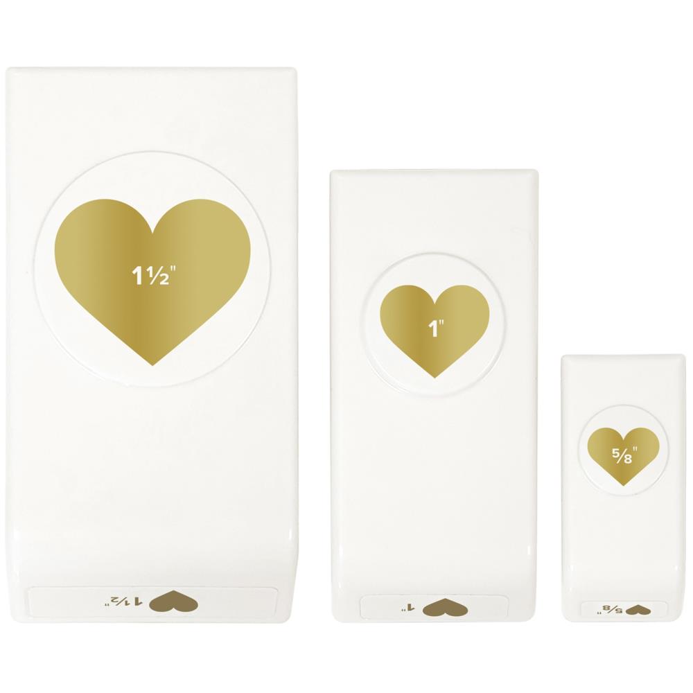 Layering Punches Hearts / 3 Perforadoras de Corazones Perforadoras We R Memory Keepers